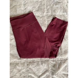 Zella Cropped Wine Legging
